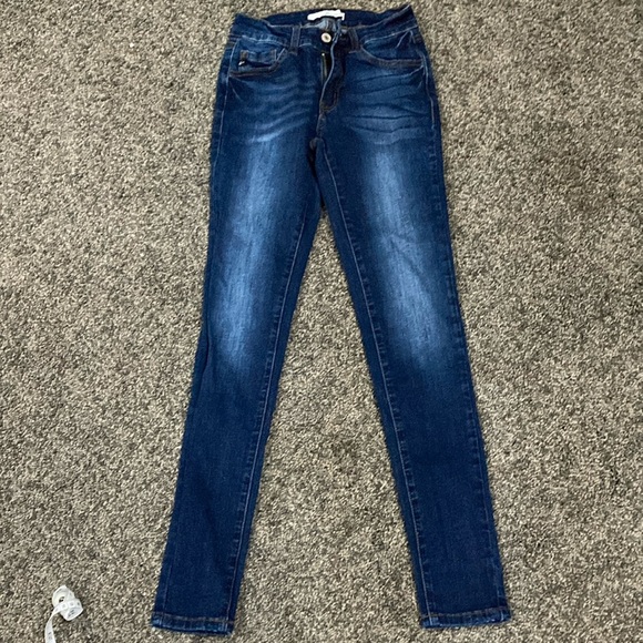 KanCan Dark Blue Skinny Jeans - Picture 2 of 6